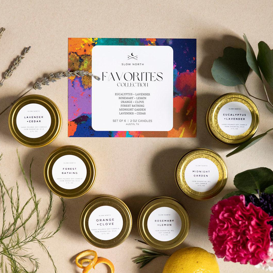 Favorites Collection - 6 Pack | 2oz Mini Scented Candles