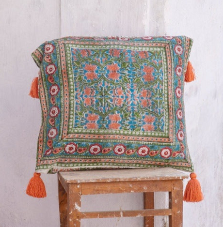 Topanga Duvet Cover (Reversible) | Artisanal Handmade Bedding Sets - Sumiye Co