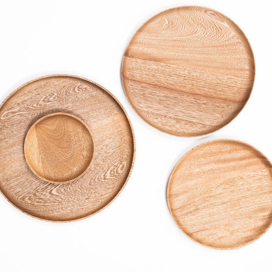 Chechen Wood Design Small Plate 5" - Rosa Morada Wood | Mexico
