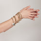 Dual Chain Bracelet & Large Enamel Yin Yang Pendant\