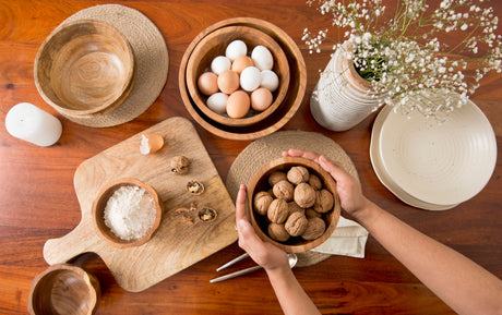 Gravon Acacia Nut Bowls - Sumiye Co