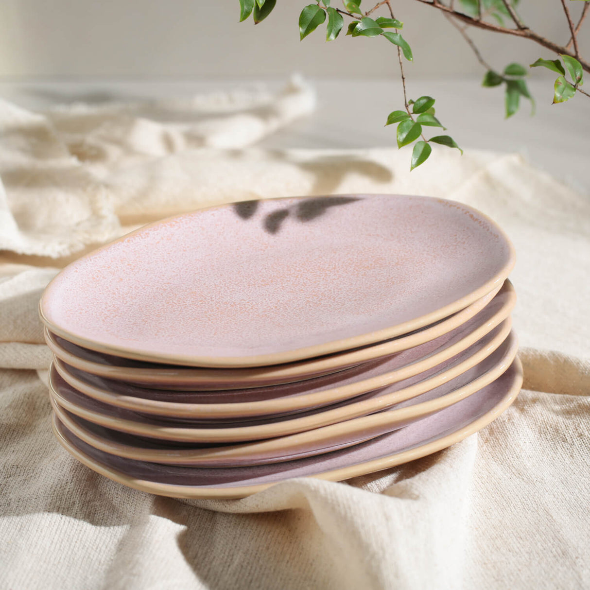 Oval Dessert Plate Set of 6