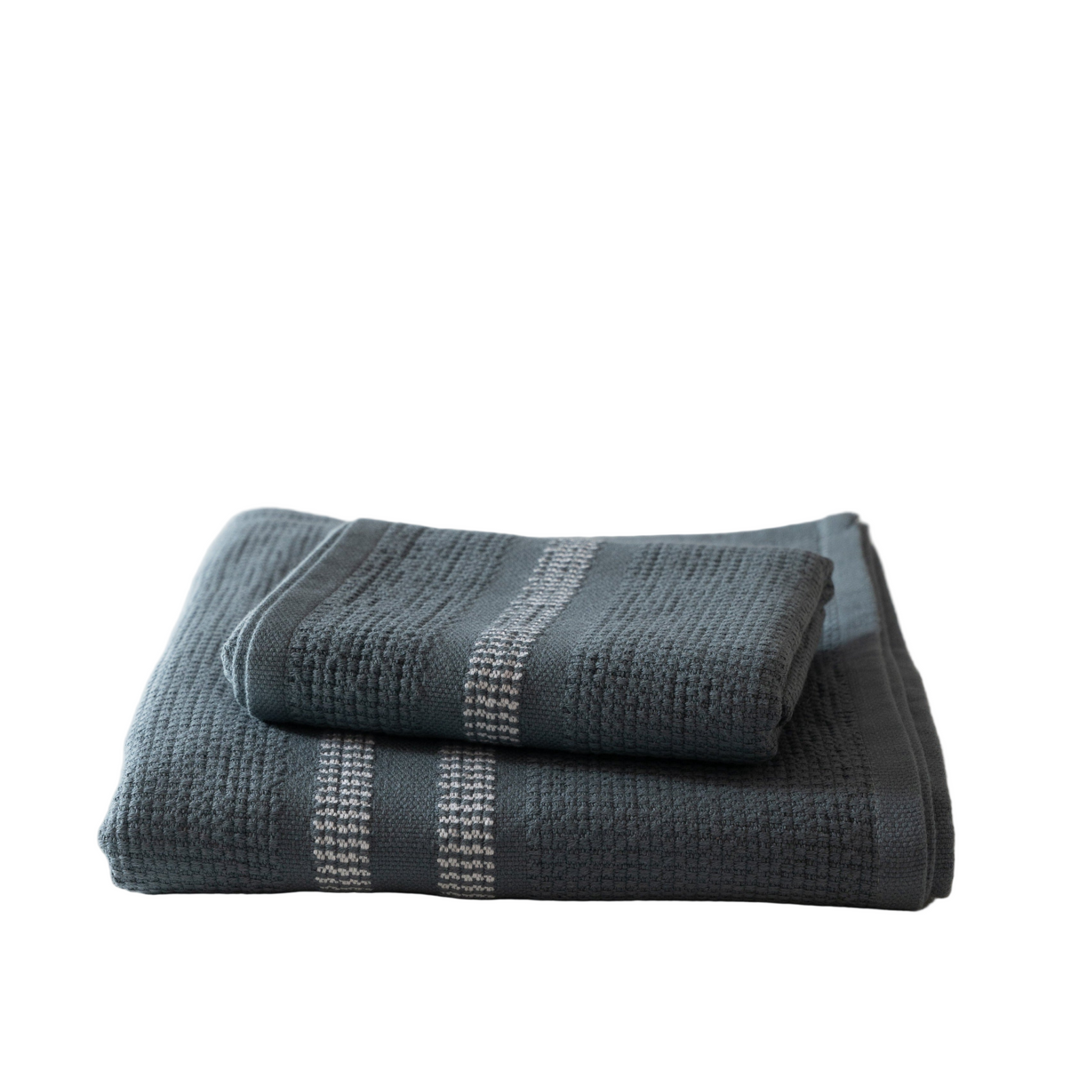 Organic Block Rib Towels
