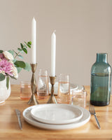 S/2 High Diamond Candlestands - Brass finsih - Sumiye Co