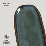 Shallow Organic Oval Platter Mini Set of 4