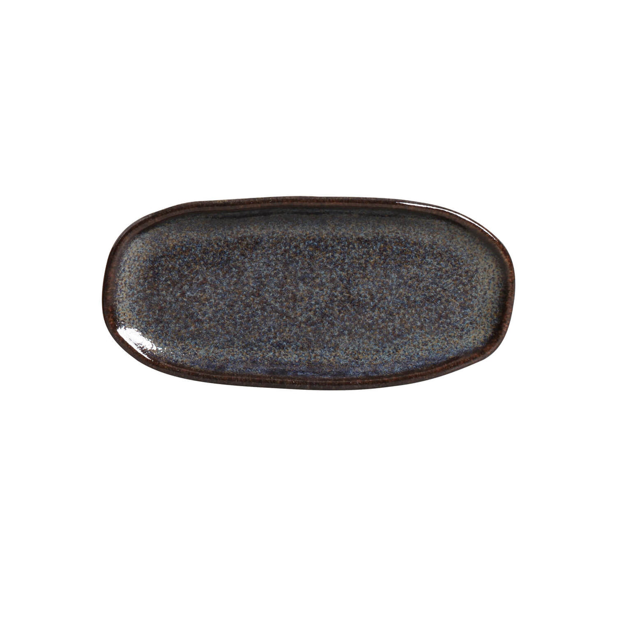 Shallow Organic Oval Platter Mini Set of 4