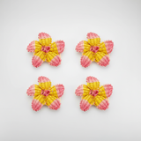 Hibiscus Woven Napkin Rings (Set of 4)