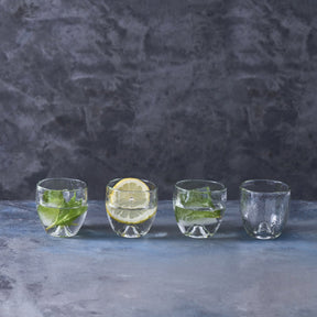 Pebbled Punt Glasses - Set of 4 - Sumiye Co