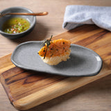 Shallow Organic Oval Platter Mini Set of 4