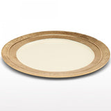 Feather Plates Gold/Oyster
