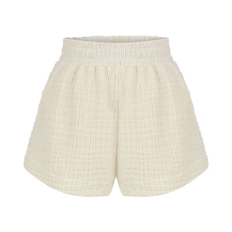 Echo Boy Short - Natural With Gold Stripes - Sumiye Co