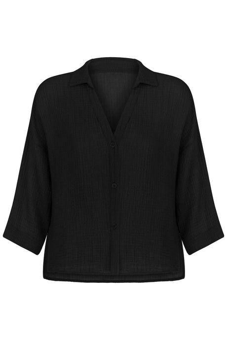 Echo Mini Shirt - Black - Sumiye Co