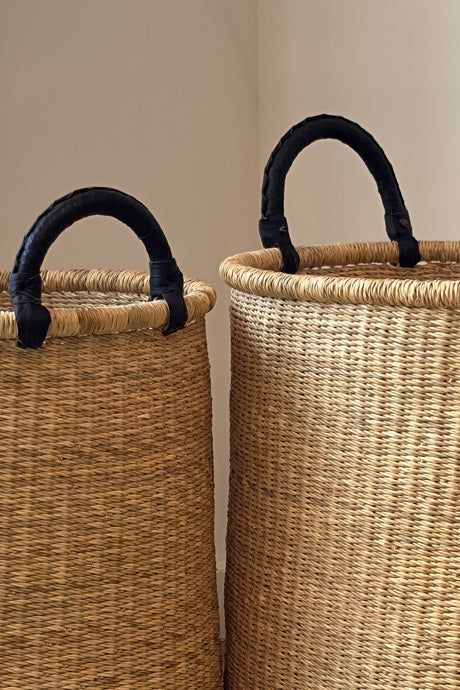 Handwoven Hamper - Natural - Medium - Sumiye Co