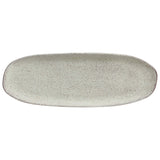 Shallow Organic Oval Platter Large Set of 4
