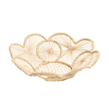 Petals Woven Bread Basket - Natural