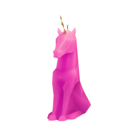 Unicorn Candle - Hot Pink Einar PyroPet - Sumiye Co