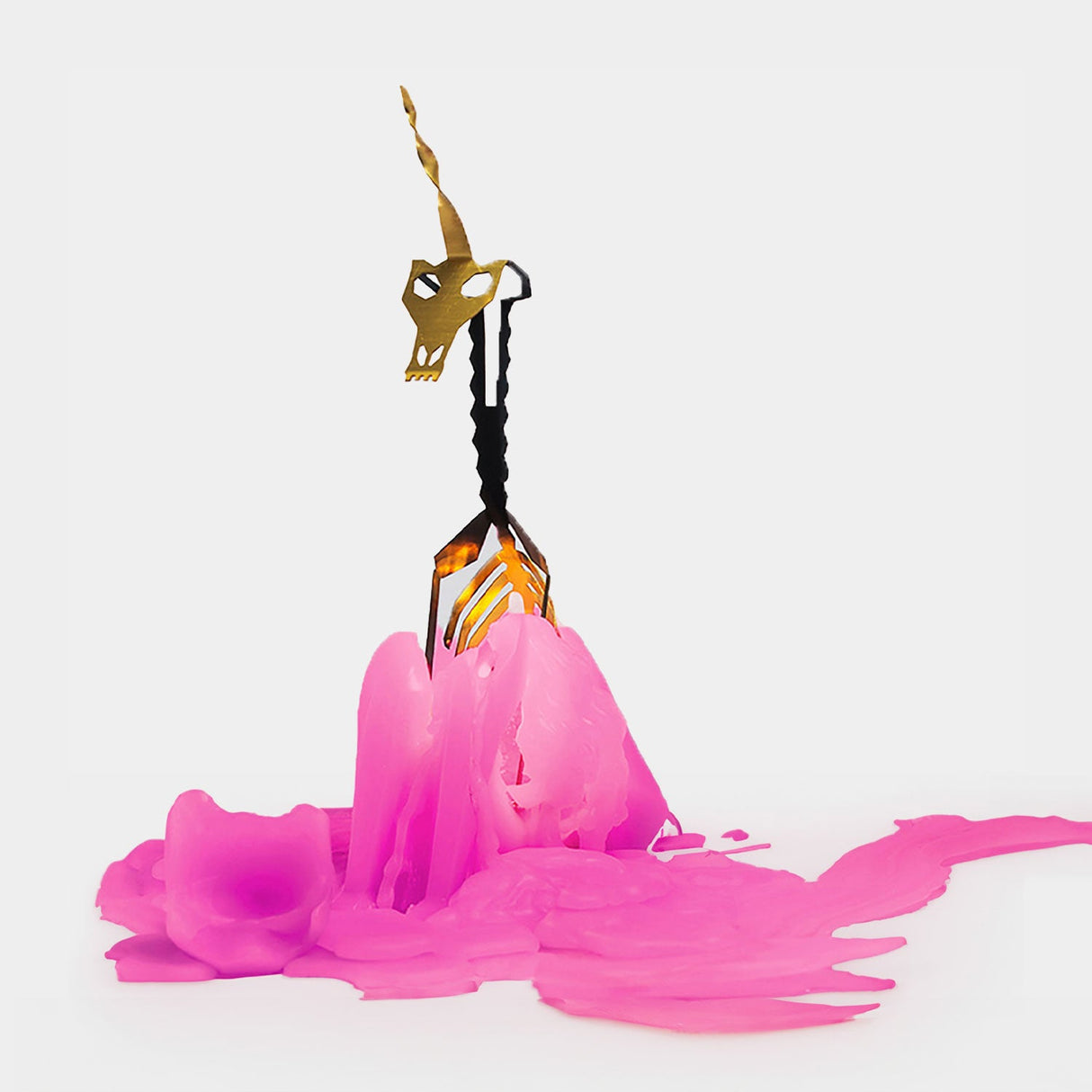 Unicorn Candle - Hot Pink Einar PyroPet - Sumiye Co