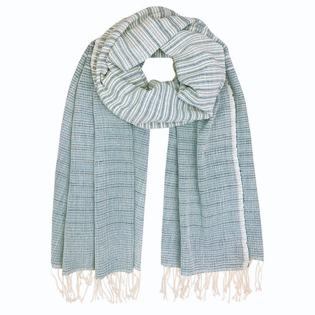 Ethiopia Handloom Wrap Scarf by SLATE + SALT - Sumiye Co