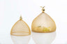 Mesh Domes Set of 2 (1 Each Lg & Sm) - Gold