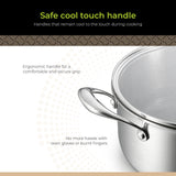 BE | LIVING CIRCLAD Series Casserole with Lid 5 qt / 8.5"/ 24 cm