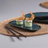 Shallow Organic Oval Platter Mini Set of 4