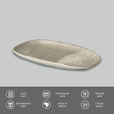 Shallow Organic Oval Platter Small Set of 4