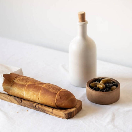 Olive Wood Bread Slicing Board | Tunisia