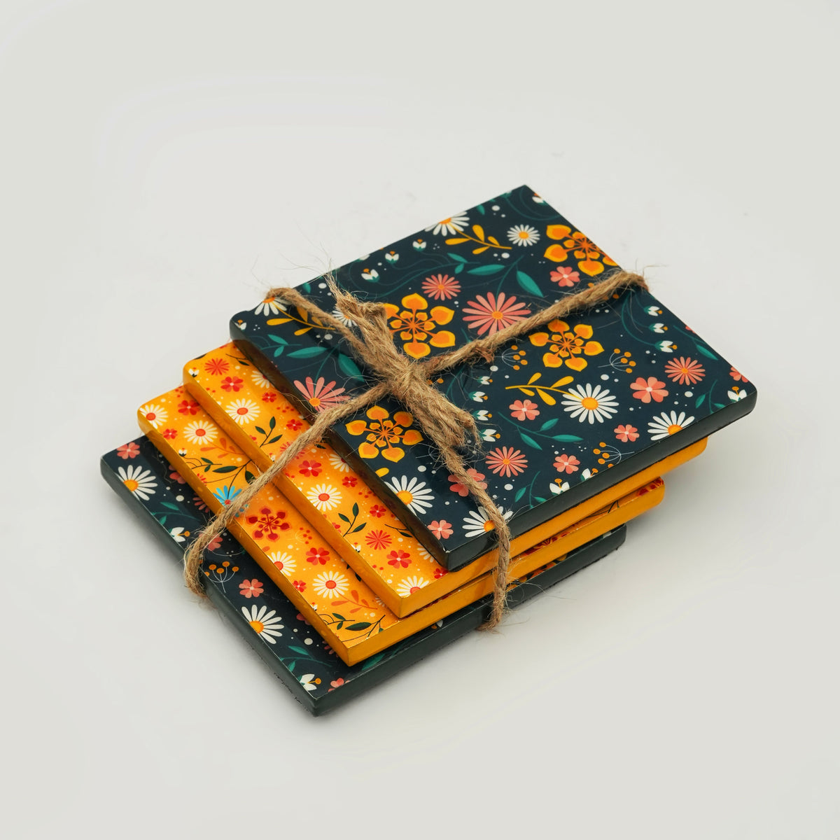 Sunburst Bloom Coasters
