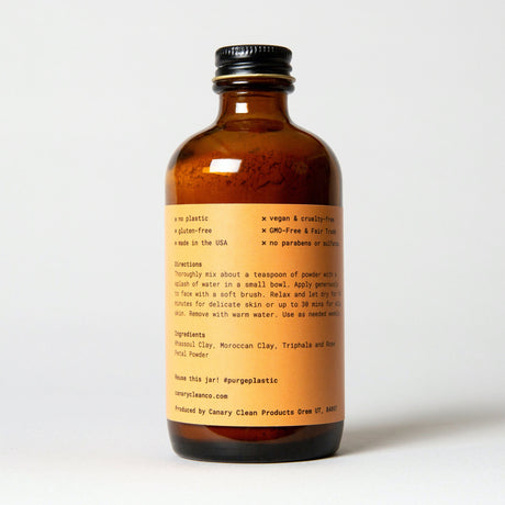 Rhassoul Clay + Rose Face Mask - Sumiye Co