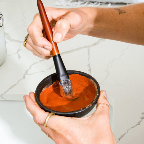 Rhassoul Clay + Rose Face Mask - Sumiye Co