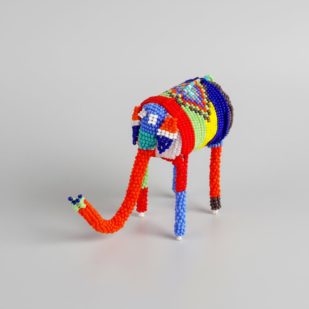Small Beaded Elephant - Multicolor - Sumiye Co