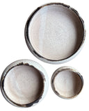 Luna Crescent Plates | Farmhouse Style Stoneware Clay - Sumiye Co