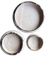 Luna Crescent Plates | Farmhouse Style Stoneware Clay - Sumiye Co