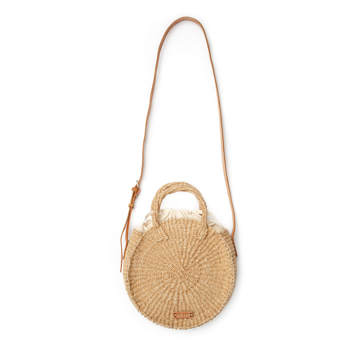 Sisal Bag Round Natural
