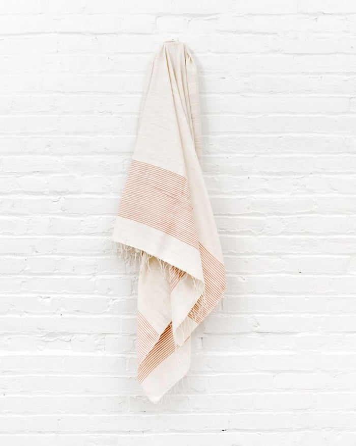 Riviera Throw Blanket | Hand-Spun Cotton