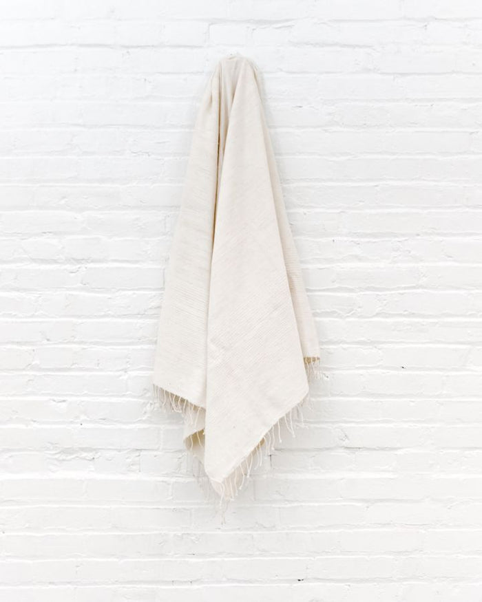 Riviera Throw Blanket | Hand-Spun Cotton