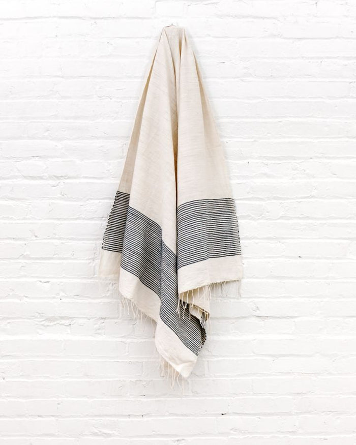 Riviera Throw Blanket | Hand-Spun Cotton
