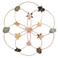 Flower Of Life Healing Crystal Grid - Rose Gold Rainbow by Ariana Ost