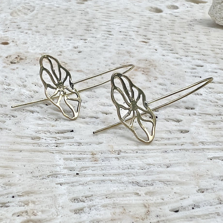 Flower Pull Threader Earrings-2