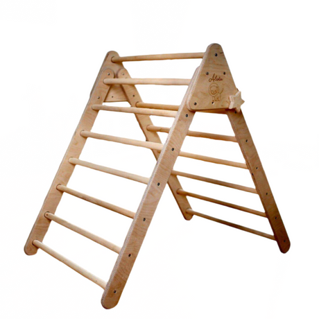 Foldable Climbing Triangle with 2 Ramps | Pikler Triangle for Kids - Sumiye Co
