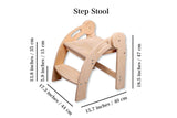 Foldable Montessori Kitchen Step Stool-2