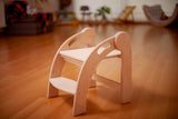 Foldable Montessori Kitchen Step Stool-1
