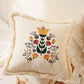 “Folk” Pillow with Embroidery by Moi Mili