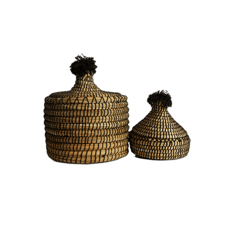 Moroccan Bread Basket - Set of 2 - Sumiye Co