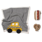 Organic Baby Gift Set - Newborn Security Blanket, Rattle Toys | NYC Taxi, Hot Dog & Pretzel by Estella