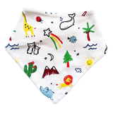 Baby Kerchief Bib-Animals by Estella - Sumiye Co
