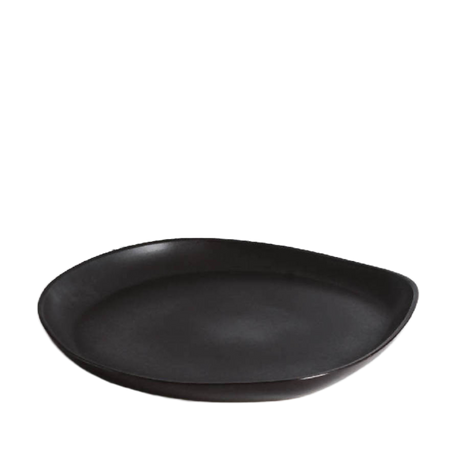 Round Serving Platter 16 in - Enameled Stoneware | Tunisia - Sumiye Co