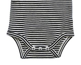 Baby Striped Onesie | Embroidered Taxi - Sumiye Co