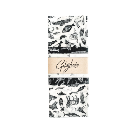 Beeswax Food Wraps: Species of Ucluelet Set of 3 - Sumiye Co