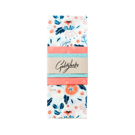 Beeswax Food Wraps: In Bloom Set of 3 - Sumiye Co